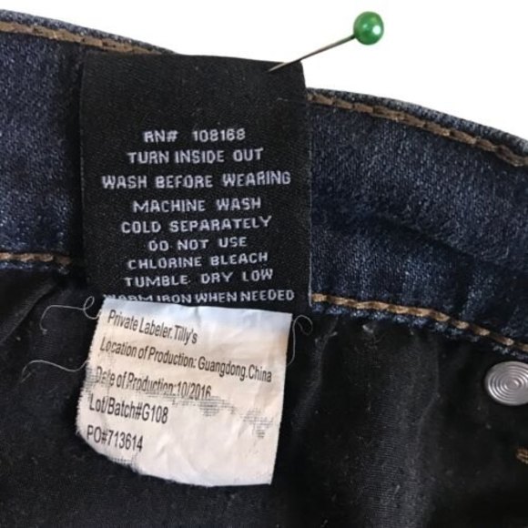 RSQ Jeans Tokyo Size 20 Super Skinny Dark Blue 29 W x 29 L - Picture 11 of 11